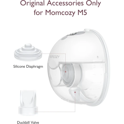 Momcozy M5 Breast Pump Duckbill Valves & Silicone Membrane Replacement Kit - Momcozy - Image 5