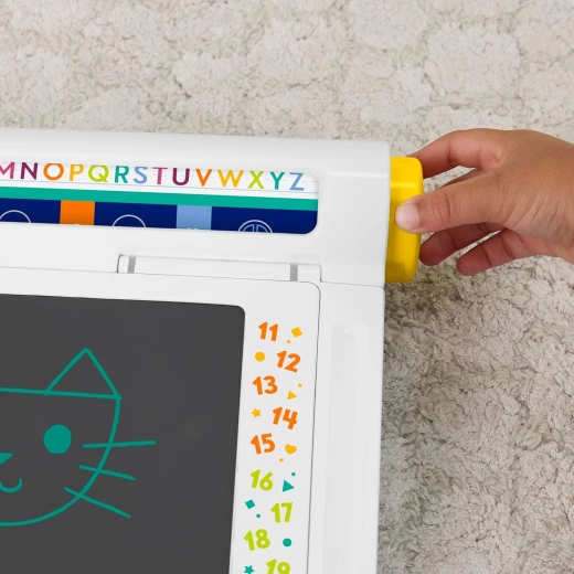 Fisher Price Learn & Doodle Desk: Mess Free LCD Writing Tablet for Kids Ages 3+ Portable Creative Play - Fisher-Price - Image 3