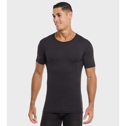 Hanes Pack of 3 Solid Short Sleeves Vests - Comfortable Everyday Wear - Hanes - Image 6