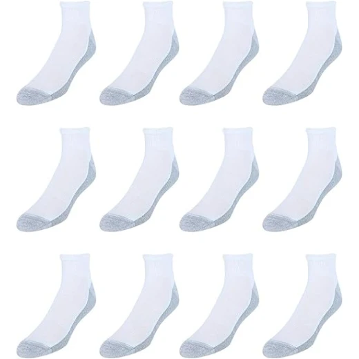 Hanes Double Tough Ankle Socks 6-Pair Pack - Men's Athletic Socks Hanes Double Tough Ankle Socks 6-Pair Pack - Men's Athletic Socks