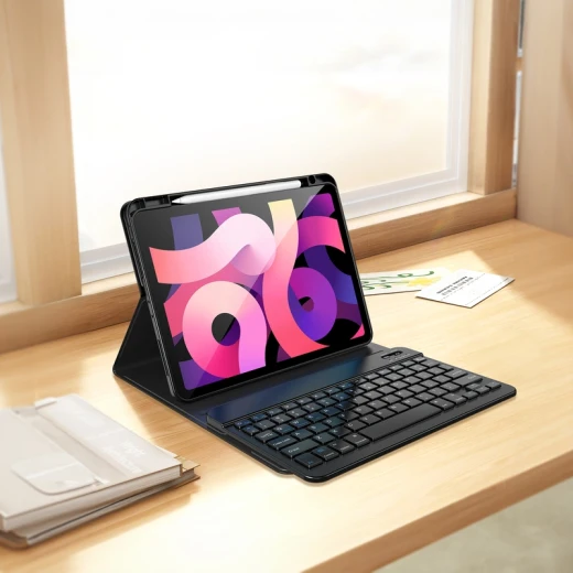 WiWU MK-006 3-in-1 Premium Combo, Keyboard + Protective Case + Stylus Pen, Compatible with iPad Pro 11” (2024), English & Arabic Keyboard Layout - Wiwu - Image 7