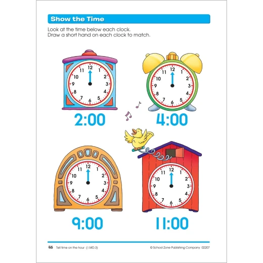 School Zone Transition Math K-1 Workbook: Ages 5-7 - School Zone - Image 3