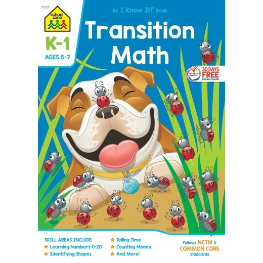 School Zone Transition Math K-1 Workbook: Ages 5-7 School Zone Transition Math K-1 Workbook: Ages 5-7