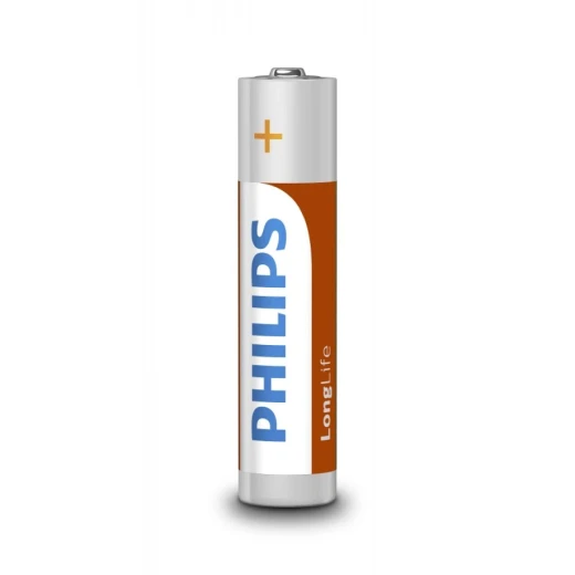 Philips Longlife AAA Batteries 4-Pack 1.5V Zinc - Reliable Power - Philips - Image 2
