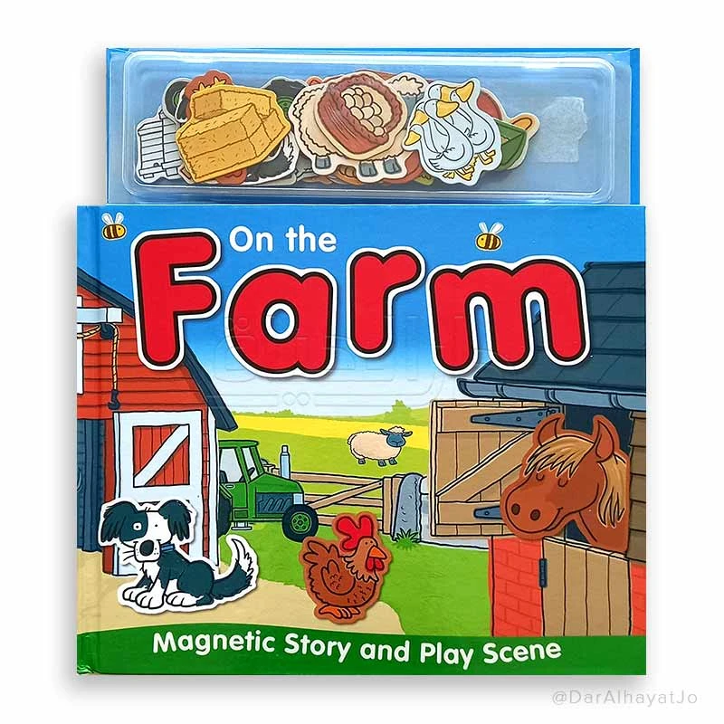 Magnetic Story & Play Scene: On the Farm - Interactive Book for Ages 3-5