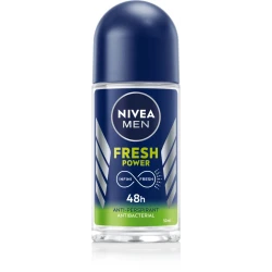 NIVEA MEN Fresh Power Anti-Perspirant Roll-On 50ml, 48H Protection | Long-Lasting Freshness & Invigorating Scent | Reliable Daily Care