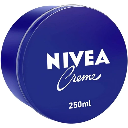 Nivea Cream 250ml Large Size – Original Rich Moisturizing Cream for Dry Skin, Hands & Body, Intensive Hydration & Protection
