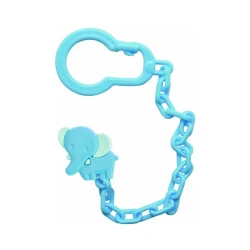 Optimal Pacifier Holder Metal Pin, Colorful Chain, 0m+ Baby Accessory