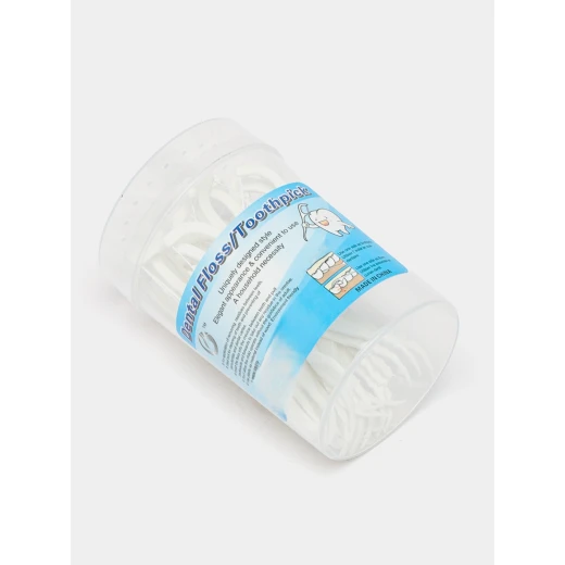 Dental Dental Floss, 50 Pieces, Lightweight, White, Interdental Cleaning - Image 4