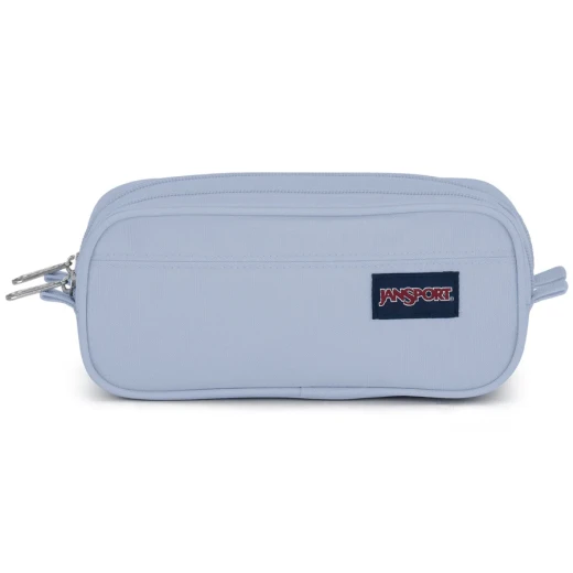 Jansport Double Large Pencil Case, Blue Dusk, 2-Compartment