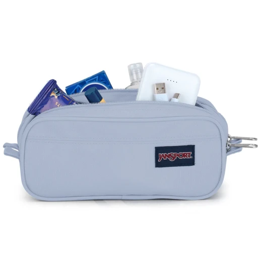 Jansport Double Large Pencil Case, Blue Dusk, 2-Compartment - JanSport - Image 3