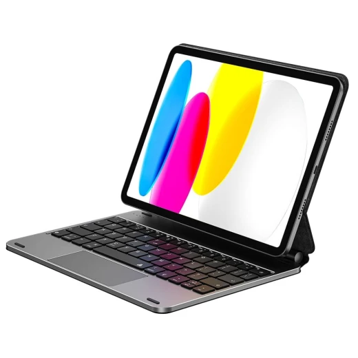 لوحة مفاتيح وي وو Magic طراز MK003 (إصدار 2024) لأجهزة iPad Air مقاس 13 بوصة و iPad Pro مقاس 12.9 بوصة (من 2018 إلى 2022) | تخطيط عربي وإنجليزي | تصميم مغناطيسي 3 في 1 مع لوحة لمس وحماية كاملة - وي وُو - Image 7