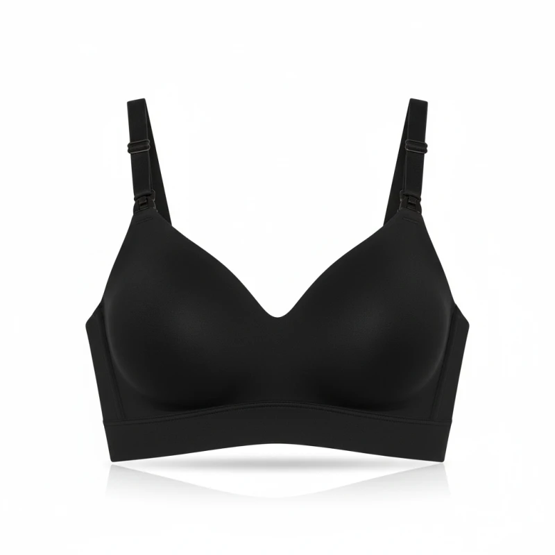 Momcozy Pumping Seamless Nursing Bra - Comfortable & Adjustable for Moms X Large - Momcozy
