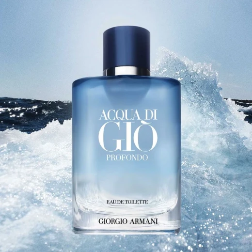 عطر أرماني أكوا دي جيو بروفوندو للرجال 50 مل: استمتع بالإحساس المنعش والمائي لهذا العطر الأيقوني. خيار كلاسيكي لكل مناسبة. - Armani - Image 4