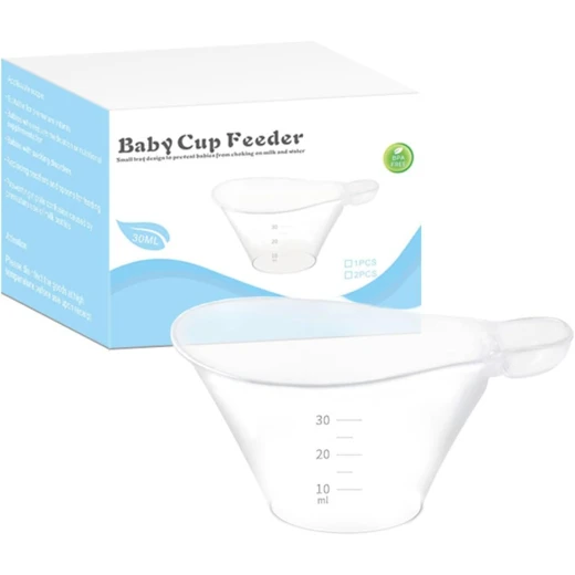 Newborn Feeding Cups – Anti-Choke Design for Safe and Easy Feeding of Food, Water, and Medication, Made from Safe PP Material, Ideal for Infants Newborn Feeding Cups – Anti-Choke Design for Safe and Easy Feeding of Food, Water, and Medication, Made from Safe PP Material, Ideal for Infants