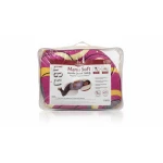Mama Soft Pregnant Support Pillow, Maternity Pillow for Sleeping, U/C-Shaped Full Body Support for Belly, Back & Hips with Washable Cover, Pink