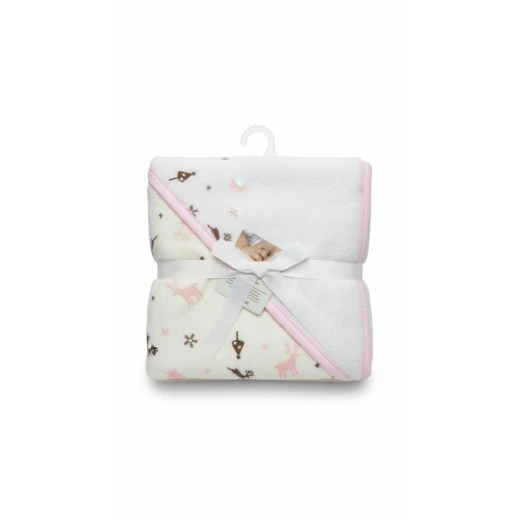 Baby Velvet Blanket Pink and White with Cute Design – Soft and Warm 70×90 cm Blanket for Crib or Stroller, Gentle on Baby’s Skin Baby Velvet Blanket Pink and White with Cute Design – Soft and Warm 70×90 cm Blanket for Crib or Stroller, Gentle on Baby’s Skin