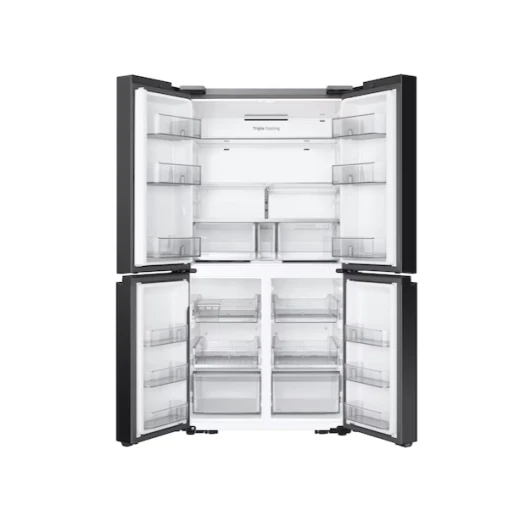 Samsung Bespoke French Door Refrigerator, 602L, Black Glass, Triple Cooling - Samsung - Image 3