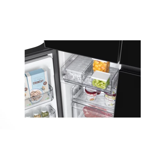 Samsung Bespoke French Door Refrigerator, 602L, Black Glass, Triple Cooling - Samsung - Image 5