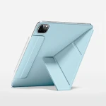 WiWU Wi-004 Smart Folio iPad Case, Magnetic Protection, Blue, for iPad Air (11) 2024 & Pro (11/13) 2024 - Wiwu