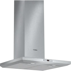 شفاط مطبخ DWB068E50 مثبت على الحائط بعرض 60 سم، تشغيل هادئ، أسود من بوش