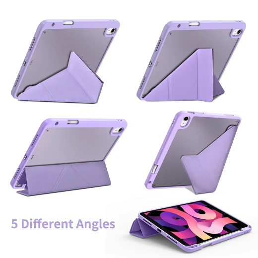 حافظة وايو ديفيندر لجهاز iPad مقاس 12.9 بوصة بنفسجي، حماية 360 درجة - وي وُو - Image 2