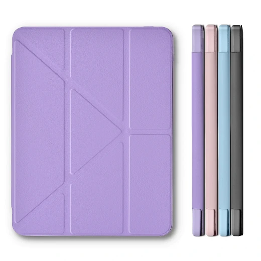 حافظة وايو ديفيندر لجهاز iPad مقاس 12.9 بوصة بنفسجي، حماية 360 درجة - وي وُو - Image 3