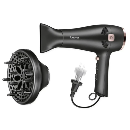 Beurer HC 55 Hair Dryer 2000W Professional Ionic Black, 2 Attachments Beurer HC 55 Hair Dryer 2000W Professional Ionic Black, 2 Attachments