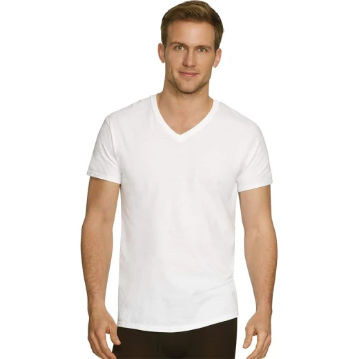 Hanes Men's Ultimate Ultra Soft Cotton Modal V Neck Undershirts 4 Pack White XL Hanes Men's Ultimate Ultra Soft Cotton Modal V Neck Undershirts 4 Pack White XL
