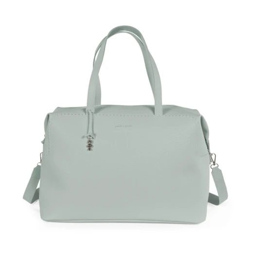 Pasito a Pasito XL Icon Green Diaper Bag – Stylish Faux Leather Baby Bag for Dads, Spacious with Multiple Pockets, Adjustable Strap, Washable & Safe Materials - Pasito a Pasito - Image 3