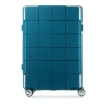 Samsonite Cube-048 Trolley Bag Blue 35L Anti-Scratch Hard Case Luggage - Samsonite
