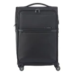Samsonite 73H Spinner 55cm Black Lightweight Travel Luggage with 10 Year Warranty - Samsonite