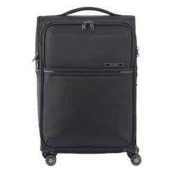 Samsonite 73H Spinner 55cm Black Lightweight Travel Luggage with 10 Year Warranty