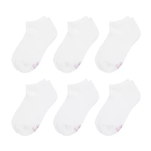 Hanes Girls' Ultimate Low Cut Socks White 6 Pairs Small Pack Comfortable Breathable Everyday Wear Size Small Hanes Girls' Ultimate Low Cut Socks White 6 Pairs Small Pack Comfortable Breathable Everyday Wear Size Small