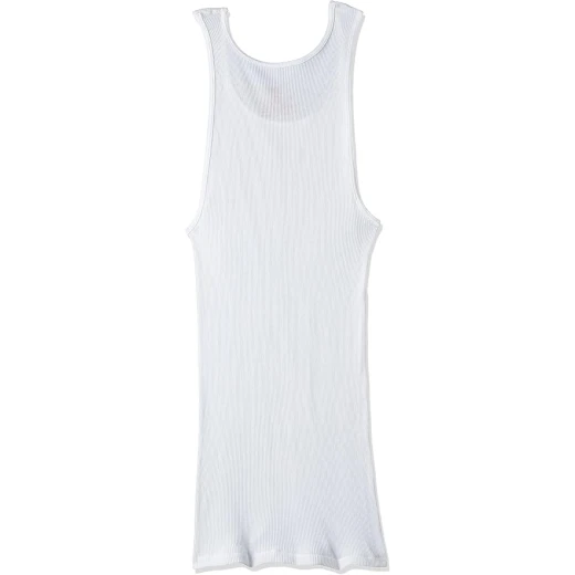 Hanes Men's Classics Tagless Tank Undershirts, ComfortSoft, White, 4X-Large, 3-Pack - Image 2