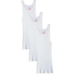 Hanes Men's Classics Tagless Tank Undershirts, ComfortSoft, White, 4X-Large, 3-Pack