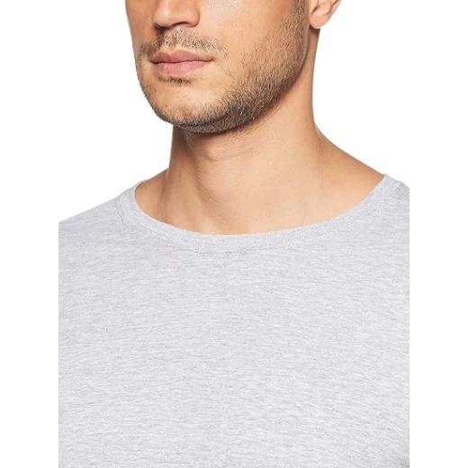 Hanes Men's Classics Traditional Fit ComfortSoft Tagless Crewneck Undershirts 3-Pack Black/Grey X-Large - Image 4