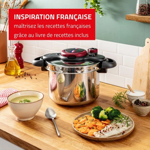 SEB Clipso Minute 9 Liter Stainless Steel Pressure Cooker, Induction Compatible, French Made - SEB - Image 6