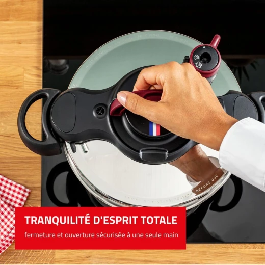 SEB Clipso Minute 9 Liter Stainless Steel Pressure Cooker, Induction Compatible, French Made - SEB - Image 5