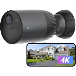  كاميرا إيزفيزالذكية المستقلة بالبطارية – دقة 4K، كشف ذكي بالذكاء الاصطناعي، رؤية ليلية ملونة، بطارية تدوم 180 يومًا، ودعم Wi-Fi 6
