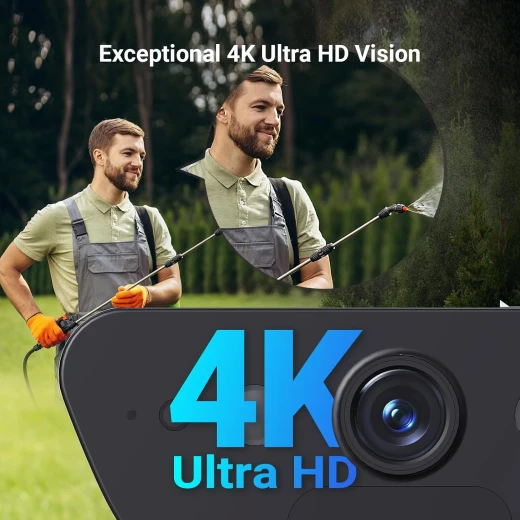 EZVIZ 4K Solar Security Camera with Built-in Solar Panel, AOV Mode 24/7 Recording, Outdoor Wifi Camera, CCTV Cameras, Colour Night Vision, Human Detection, Vehicle Detection, Two Way Audio, CB5 - Ezviz - Image 13