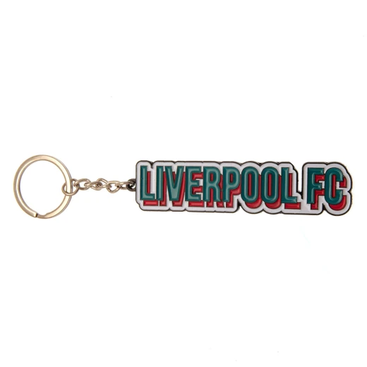 Liverpool FC Text Keyring Official Merchandise 95mm x 20mm Keychain Gift