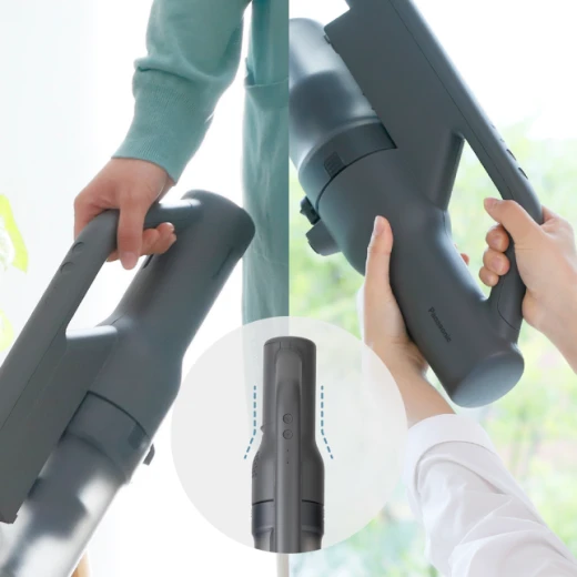 Panasonic MC-SBM20 Cordless Stick Vacuum Cleaner, 0.6L Dust Capacity, Gray, Home Cleaning 70 W - Panasonic - Image 9