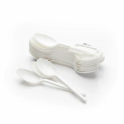 Plastic Spoons 25 Count Disposable Plastic Spoons for Parties