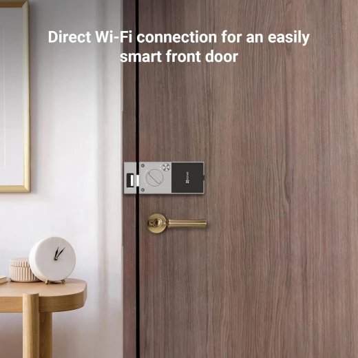 EZVIZ CS-DL03 Smart Rim Lock - Bluetooth & Wi-Fi Enabled, Multi-Method Keyless Entry, Remote Control, Anti-Tamper Alerts, Easy Installation (DL03) - Ezviz - Image 5