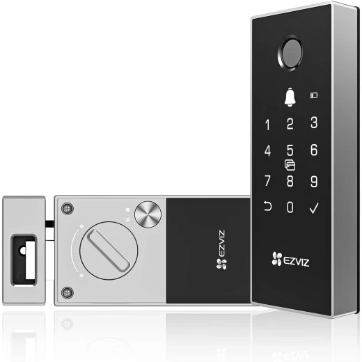 EZVIZ CS-DL03 Smart Rim Lock - Bluetooth & Wi-Fi Enabled, Multi-Method Keyless Entry, Remote Control, Anti-Tamper Alerts, Easy Installation (DL03) EZVIZ CS-DL03 Smart Rim Lock - Bluetooth & Wi-Fi Enabled, Multi-Method Keyless Entry, Remote Control, Anti-Tamper Alerts, Easy Installation (DL03)