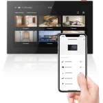 EZVIZ Wireless Monitor Touch Screen with Ringtone, Central Control Screen, Works with Up to 30 Cameras/Doorbells, Wire free 7-Inch Colour Touchable Display, Live View Playback, 2-Way Talk (SD7) - Ezviz
