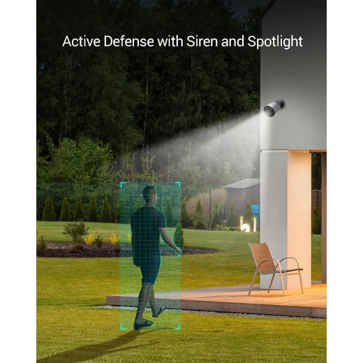 EZVIZ CS‑BC1C/SP Battery Security Camera, Outdoor Camera CCTV with 210-Day Battery Life, 1080p Color Night Vision, Built-in 512 GB eMMC, Two-way Audio, Waterproof, PIR, No Base Station, Work with Solar Panel - Ezviz - Image 3