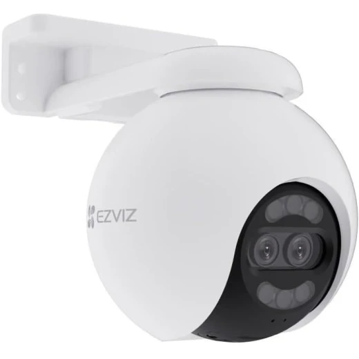 EZVIZ H80x 4K Outdoor Wifi Surveillance Camera Dual Lens Auto Tracking Night Vision ColorFULL Under Ultra Low Light Person Vehicle Detection AI Bidirectional Audio