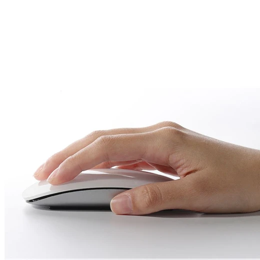 WiWU WM103 Magic Mouse Bluetooth USB-C Rechargeable Silver/Grey for Laptop/PC - Wiwu - Image 4